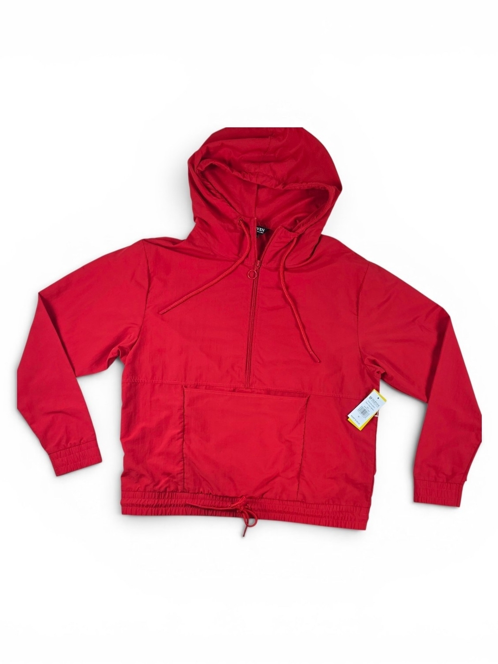 Eleven by Venus Williams Retro Daze Red Hooded Anorak Jacket - Women NWT - Picture 3 of 10